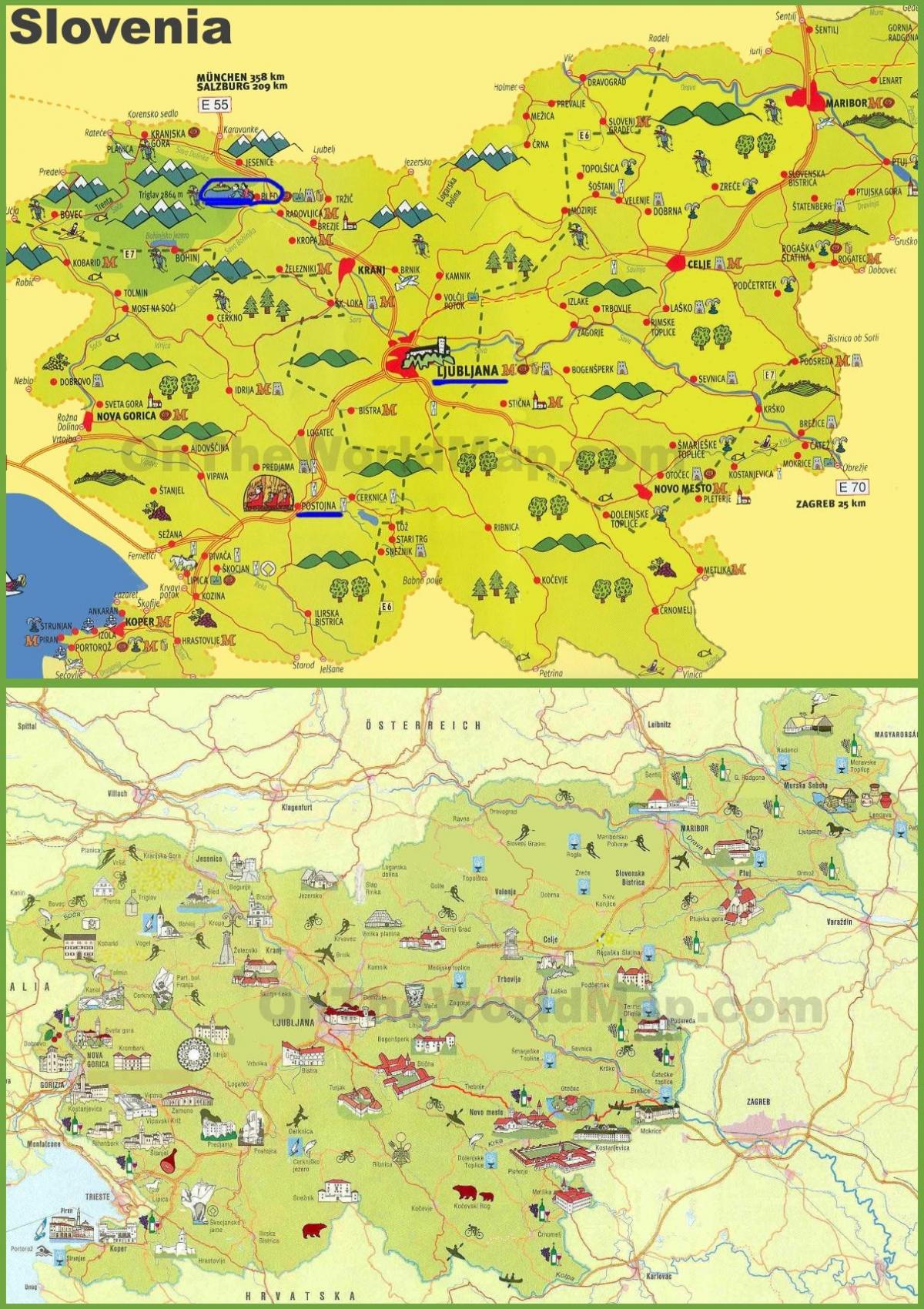 اسلوونی سفر نقشه