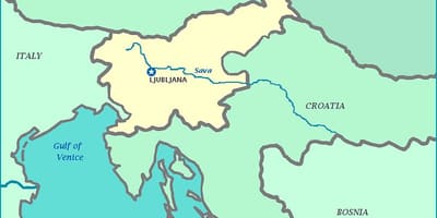 نقشه اسلوونیایی ساحل