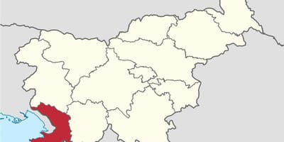 نقشه کارست در اسلوونی
