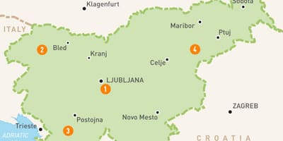 نقشه novo mesto اسلوونی