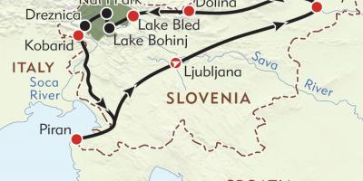 نقشه پيران اسلوونی